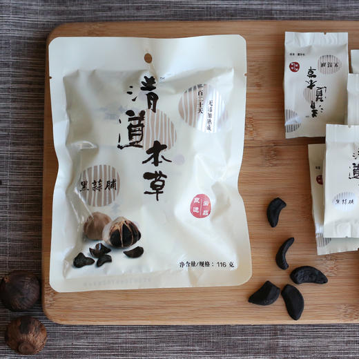 清道本草黑蒜116g袋装脱皮多瓣蒜脯 商品图0