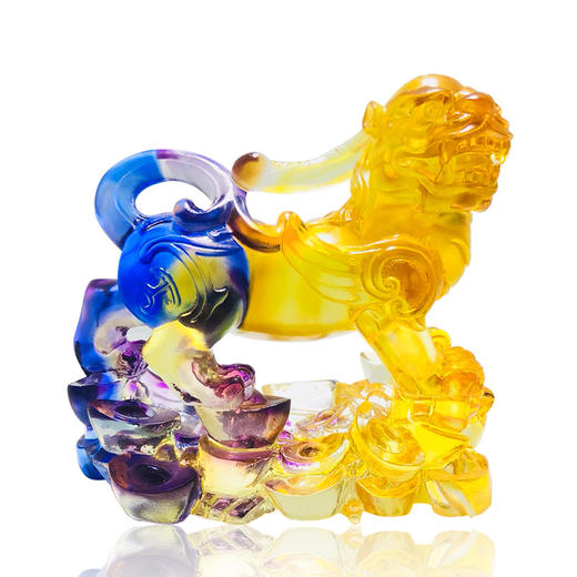 琉璃摆件 元宝貔貅 商务馈赠 商品图0
