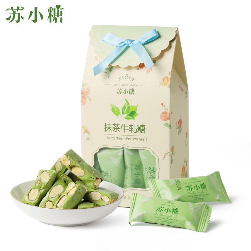 苏小糖·牛轧糖(140g袋装·蔓越莓原味抹茶玫瑰椰蓉红茶芒果