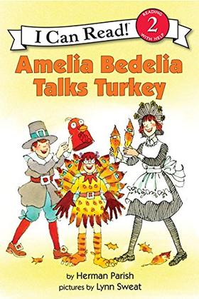 【中商原版】糊涂女佣 I can read Amelia Bedelia Talks Turkey 英文原版绘本 汪培珽推荐 阶段一阶段二