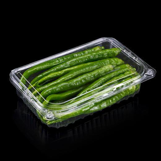 喇叭花一次性透明塑料水果草莓包装盒子果蔬菜果切沙拉碗一斤装 商品图0