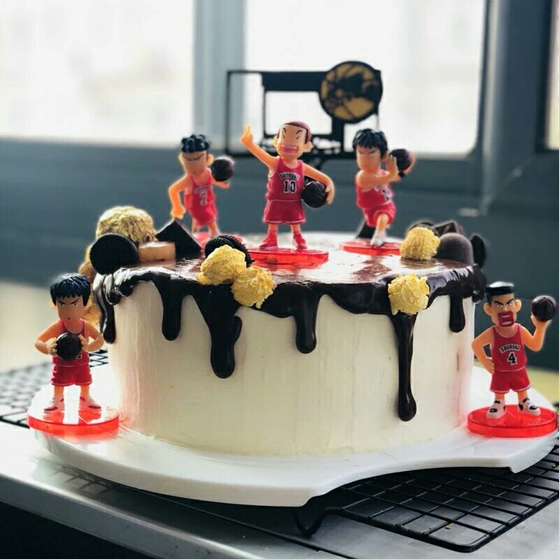 特价篮球 足球小子 主题生日蛋糕装饰摆件 篮球小子 足球小子 套装