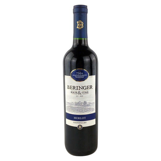 贝灵哲酩蔓系列梅洛半甜红Beringer Vineyards Main &Vine Merlot 商品图0