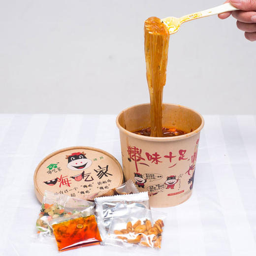 抖音网红同款嗨吃家酸辣粉 麻酱面皮  商品图2