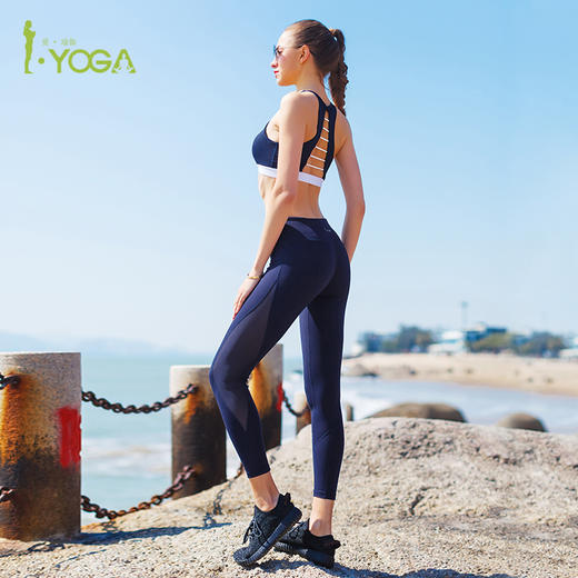 Iyoga 夏天瑜伽裤薄款女紧身蜜桃臀网红 七分 K007 商品图0