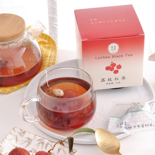 喜善花房 荔枝红茶 10包/盒 商品图0