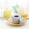 Forlife 陶瓷茶壶 不锈钢过滤冲茶器家用泡茶茶具 商品缩略图1
