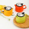Forlife 陶瓷茶壶 不锈钢过滤冲茶器家用泡茶茶具 商品缩略图0