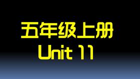 U11知识点与习题