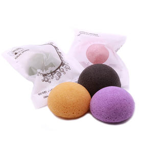 天然魔芋洁面扑，温和去角质（2个装）