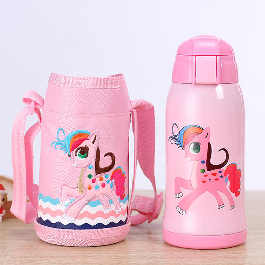 〖中文标〗小浣熊儿童保温杯600ml 商品图1
