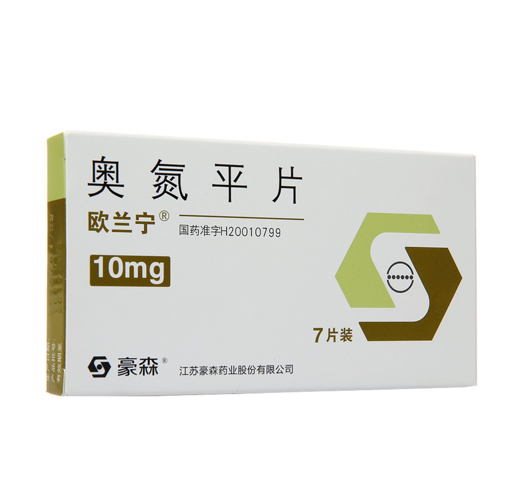 奥氮平片(欧兰宁)10mg*7片