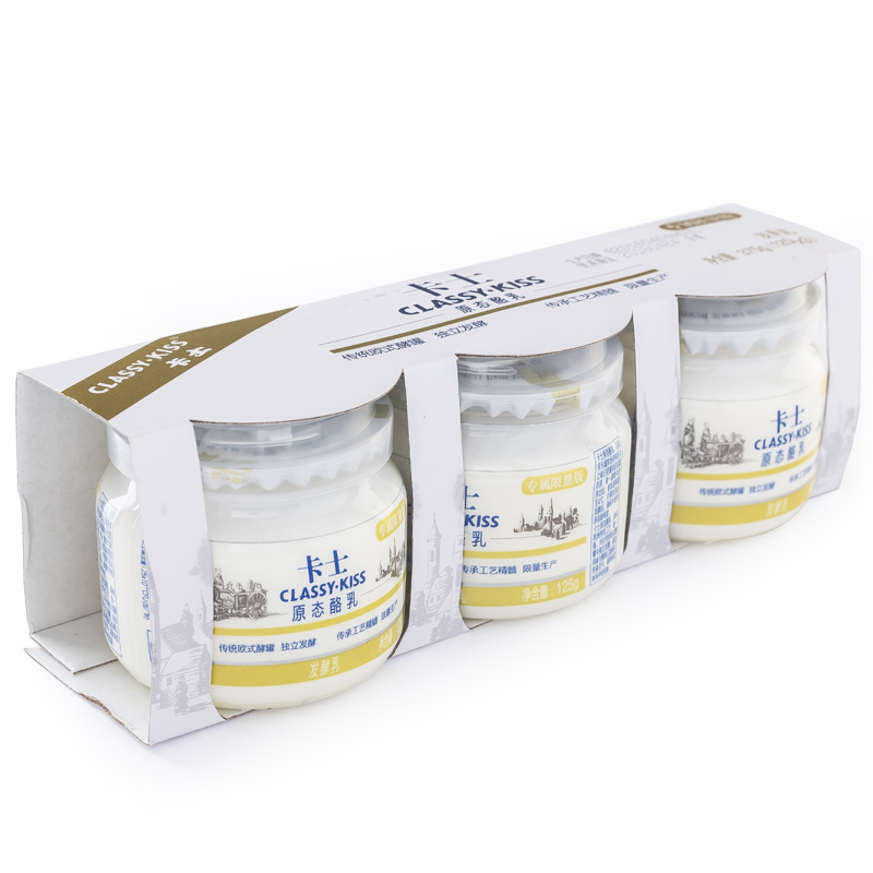 卡士原态酪乳125g*3杯