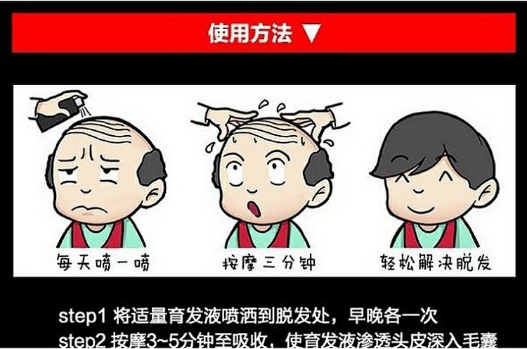 乐喜力丝育发液