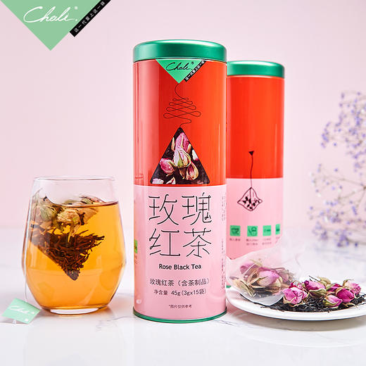 CHALI茶里 | 玫瑰红茶 （15包三角袋泡茶） 商品图1