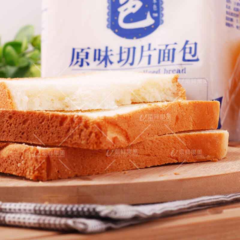 宾堡本色原味切片面包 400g