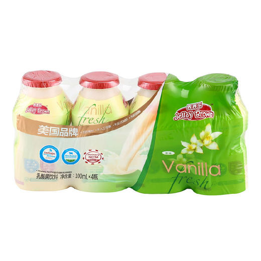界界乐乳酸菌原味、草莓、芒果、蓝莓、水蜜桃（100ml*4瓶） 商品图1