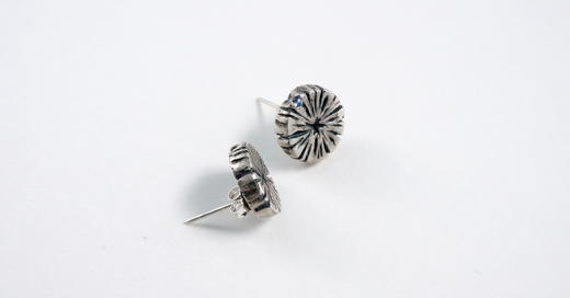 枯木 银耳钉 银色款○悦物Jewelry 商品图3