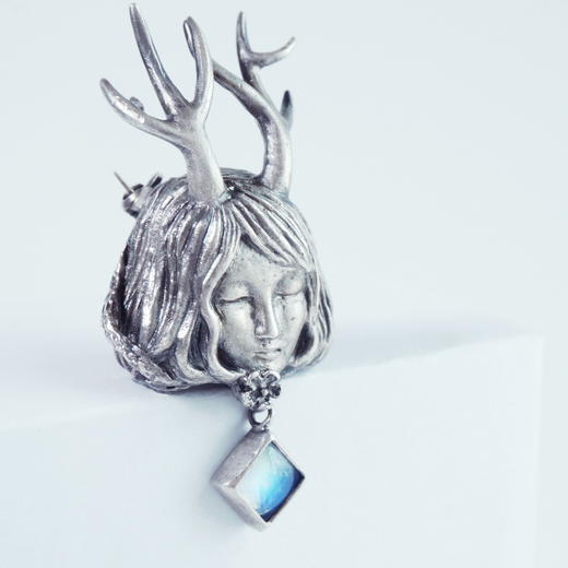 Dream 方形月光石款○悦物Jewelry 商品图0