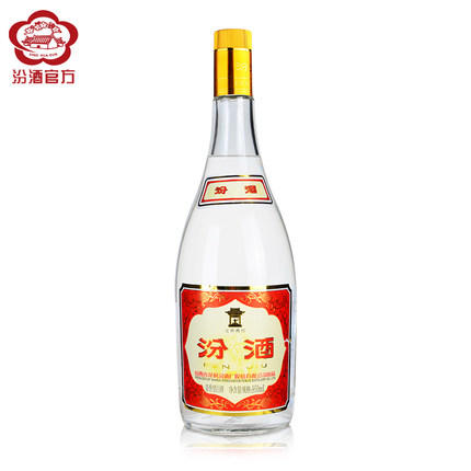 山西汾酒杏花村酒 玻汾酒55度 黄盖汾酒950ml清香型国产白酒 商品图1