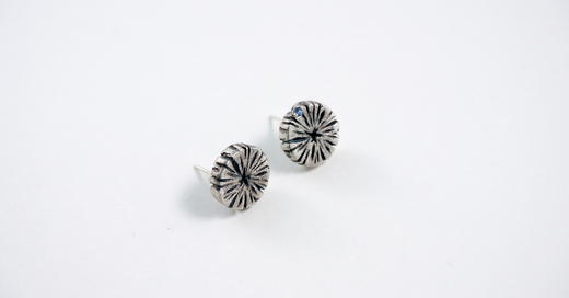 枯木 银耳钉 银色款○悦物Jewelry 商品图1