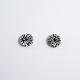 枯木 银耳钉 银色款○悦物Jewelry