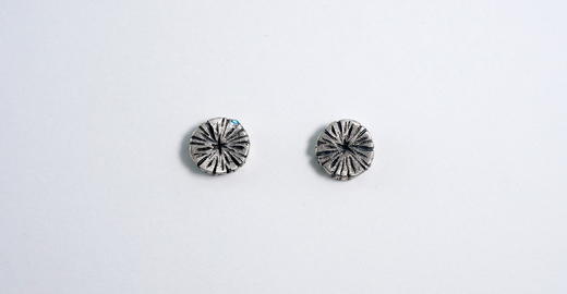 枯木 银耳钉 银色款○悦物Jewelry 商品图2