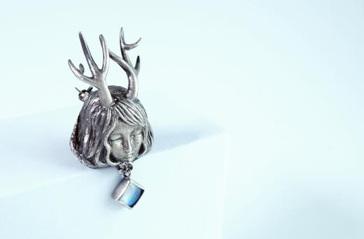 Dream 方形月光石款○悦物Jewelry 商品图3