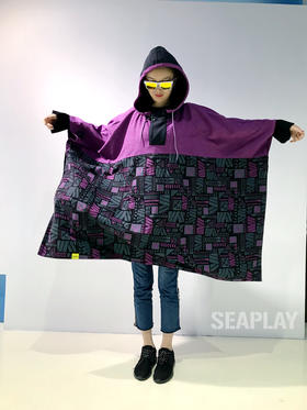 【装备速干袍】SEAPLAY 时尚拉风斗蓬 速干防风保温裕袍 潜水冲浪后可用