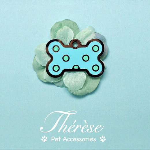 Therese 波点水磨珐琅骨形牌 商品图1