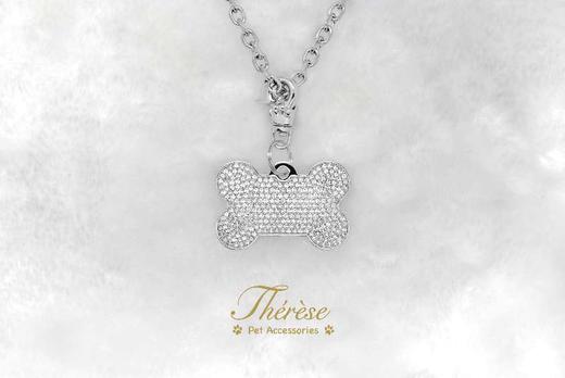 Therese 施华洛世奇水晶满钻骨形牌 （可换彩钻） 商品图1