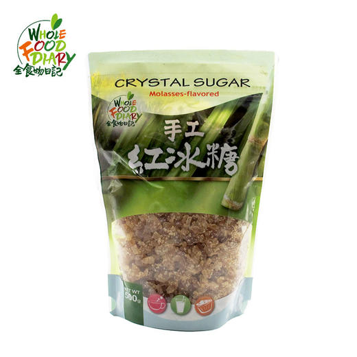 全食物日记手工红冰糖（块）500g 商品图0