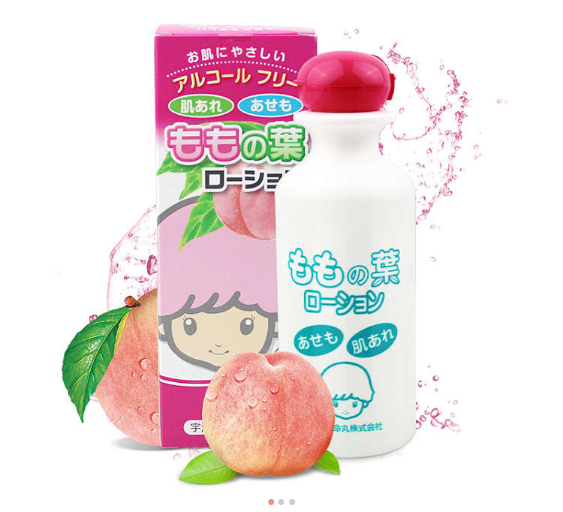 日本宇津桃叶精华爽肤痱子水200ml/瓶