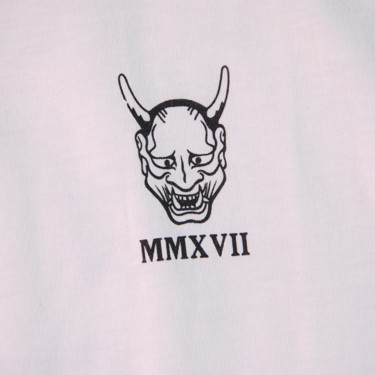 evs kuro devil mmxvii print t-shirt 鬼面印花 佛神t恤 tx172