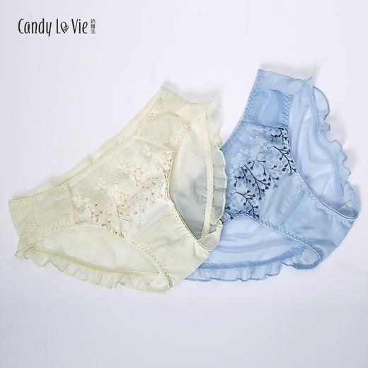 弥生配套内裤 清新刺绣蕾丝款 商品图1
