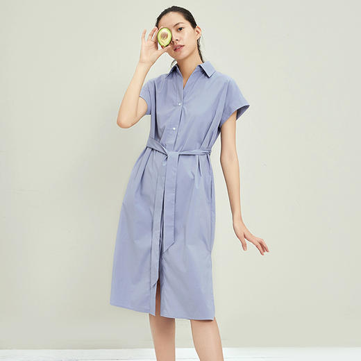 子时原创连衣裙 | 衬衫裙&氨丝凉感裙，时尚百搭，遮肉显瘦 商品图5