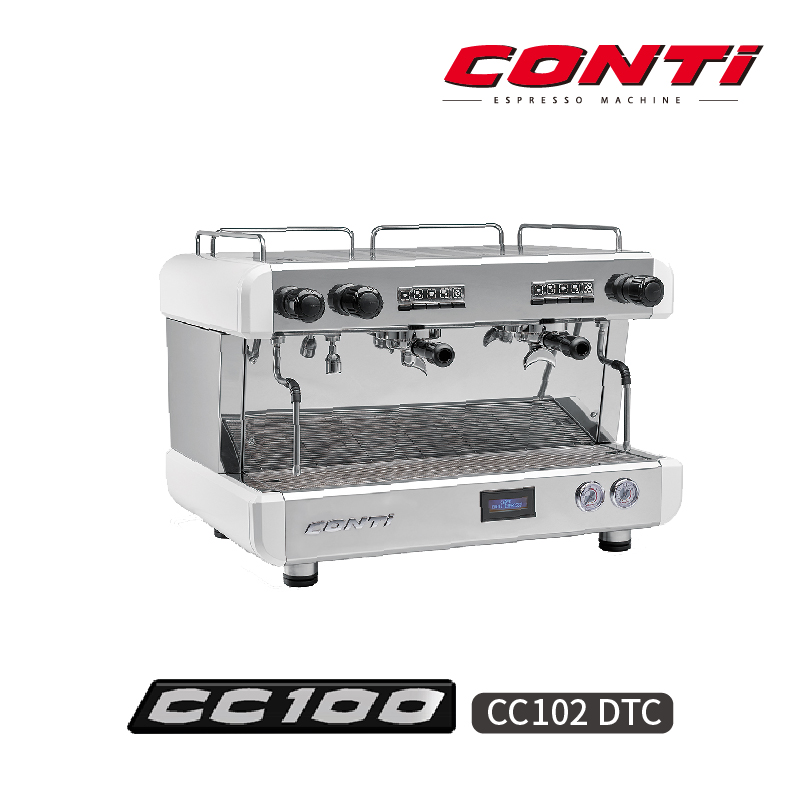 萃茶萃咖啡半自动咖啡机conti cc101/102 dtc1g 2g 白色【运费到付】