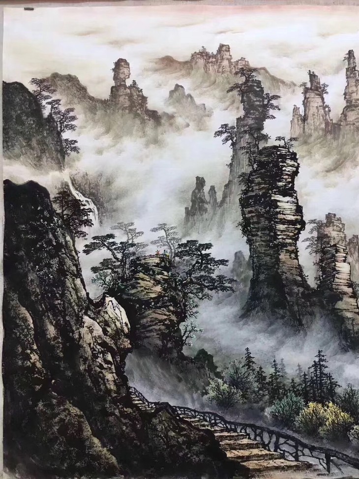 著名画家王大为先生精品山水画