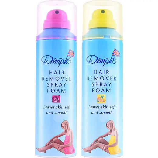 英国Dimples杜碧丝 柠檬味/玫瑰味脱毛喷雾 舒爽一夏 商品图0