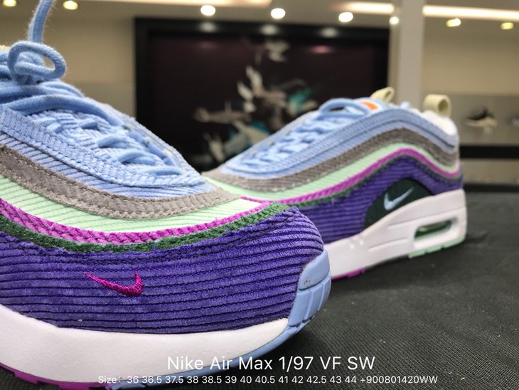 男女均有耐克专柜正品nikeairmax197vfsw真标混合版本复古气垫慢跑鞋