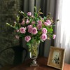 原野玫瑰花插花室内大型仿真花卧室家装饰花假花餐桌落地客厅花艺 商品缩略图0