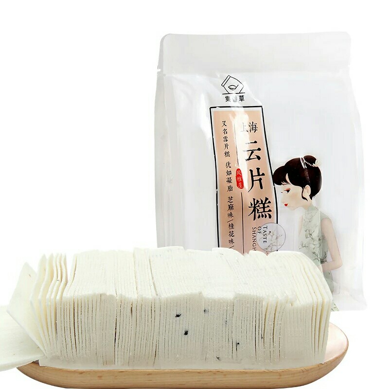 上海特产云片糕500g桂花糕雪片糕点心老好吃的散装字号零食品小吃