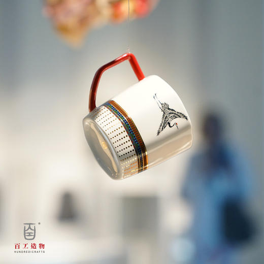 《朱羽》朝锦系列骨瓷咖啡杯 商品图1