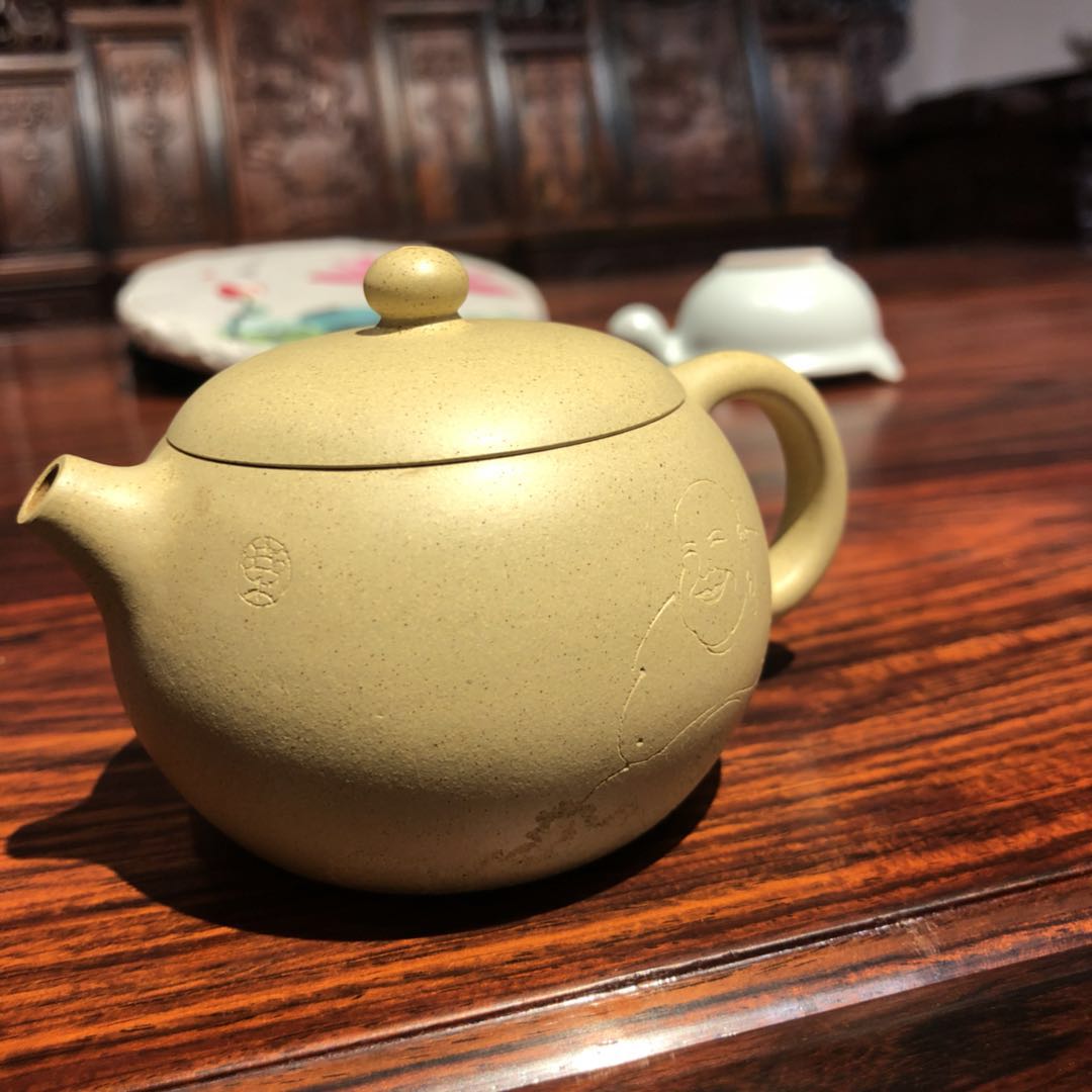 江苏宜兴紫砂壶 西施壶顾新君手工制作 180cc