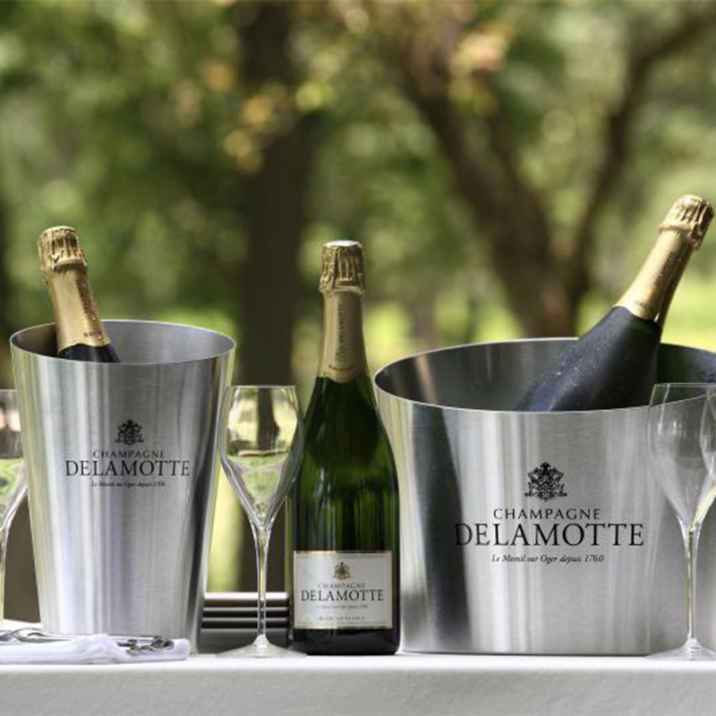 champagne delamotte blanc de blancs德乐梦香槟 白