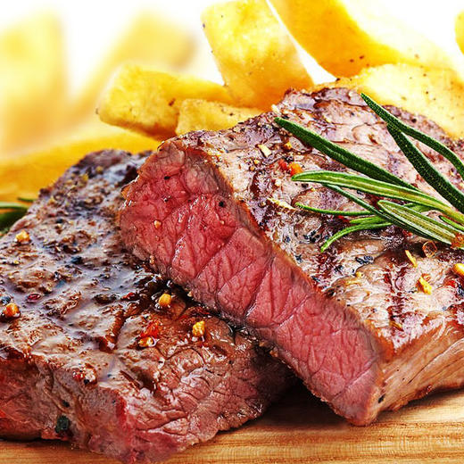 联豪澳洲原切上脑牛排500g*2，共6片1000g赠刀叉酱料黄油 商品图1