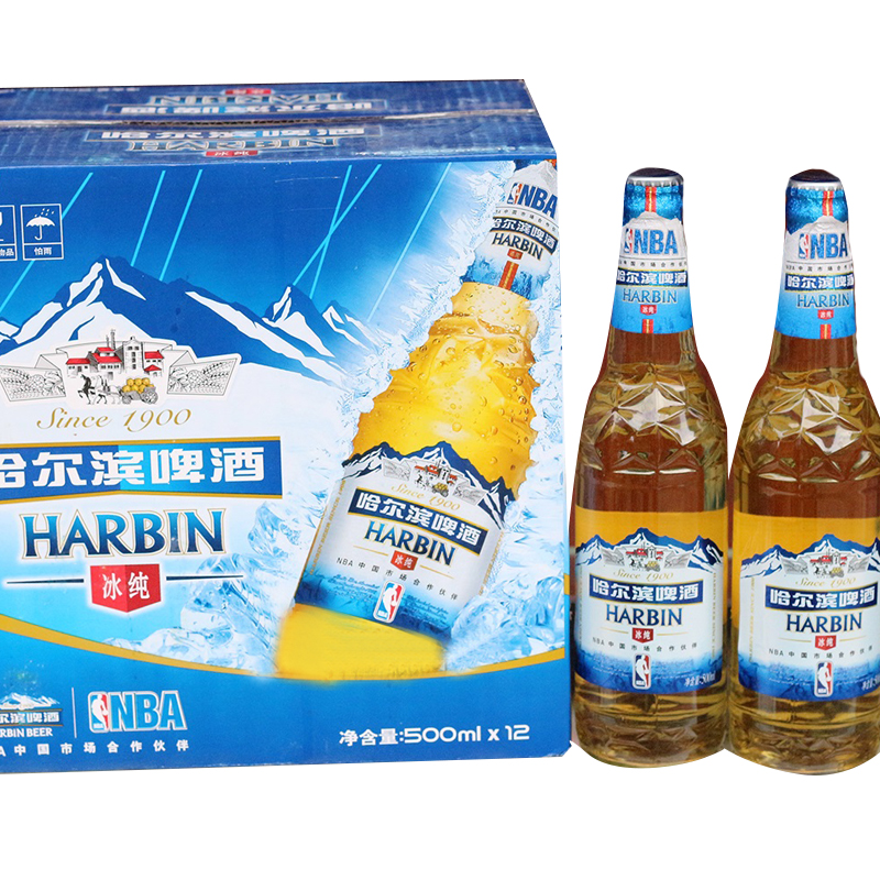 哈啤冰纯啤酒 500ml*12/箱