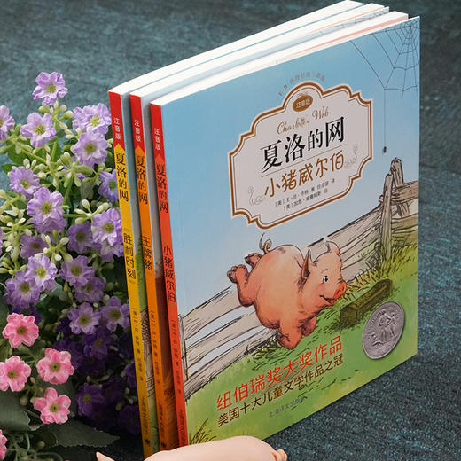 【教育部指定阅读】《夏洛的网》傲居美国最伟大的十部儿童文学名著首位，拼音标注、生动有趣、简单易懂，童年必读！ 商品图3