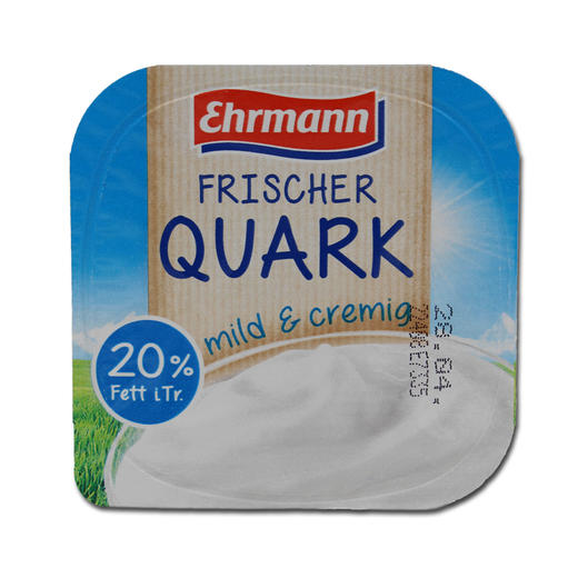 爱尔曼原味夸克奶酪甜点 12*250g 箱装 德国进口 商品图0