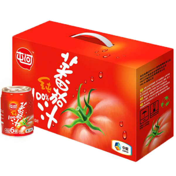 中粮屯河果汁饮料果蔬汁酸甜番茄汁礼盒(不含税)